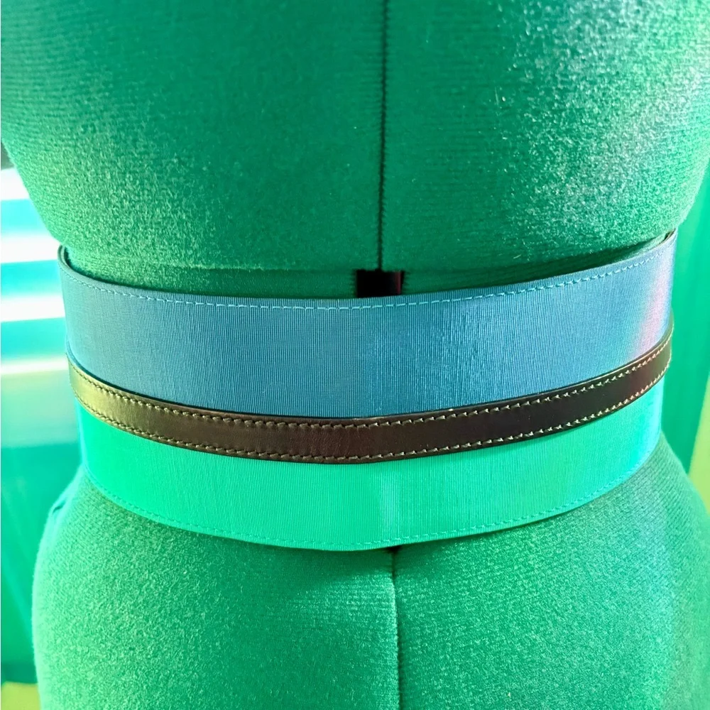 Fendi Blue and Teal Women's Belt - Picture 5 of 9